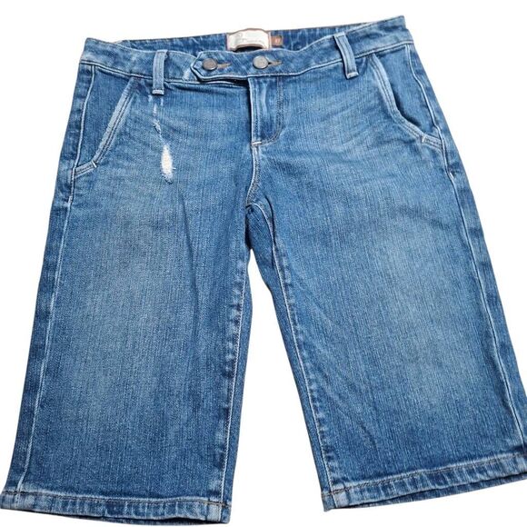 Paige Jeans Santa Monica Bermuda Shorts Women's size 27 - Picture 1 of 7